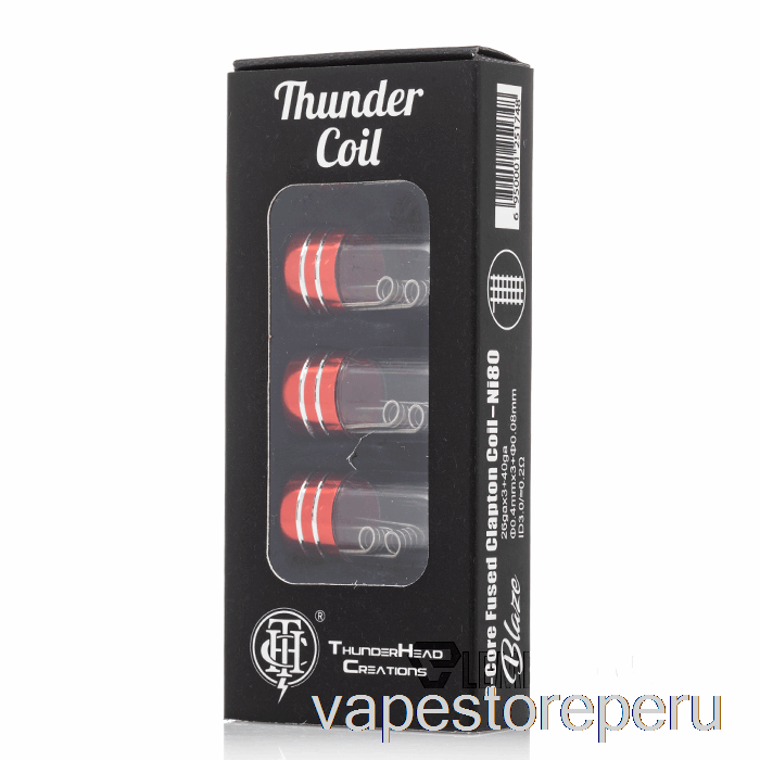 Vape Perú Thunderhead Creations Bobinas Thunder Prefabricadas Bobinas Clapton Fusionadas De 3 Núcleos